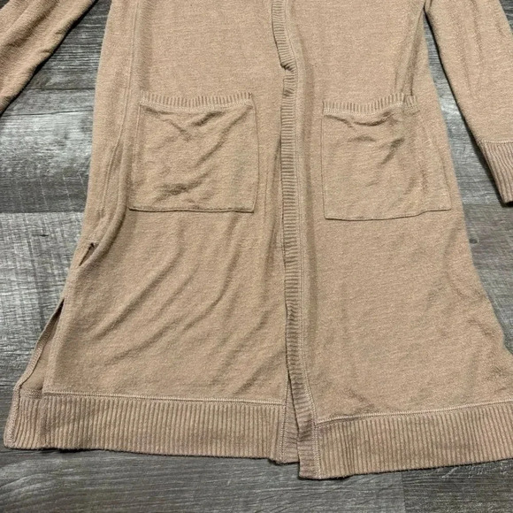 Abercrombie & Fitch Brown Long Open Front Cardigan Size Small - Picture 2 of 6